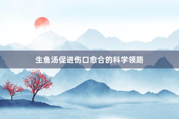 生鱼汤促进伤口愈合的科学领路
